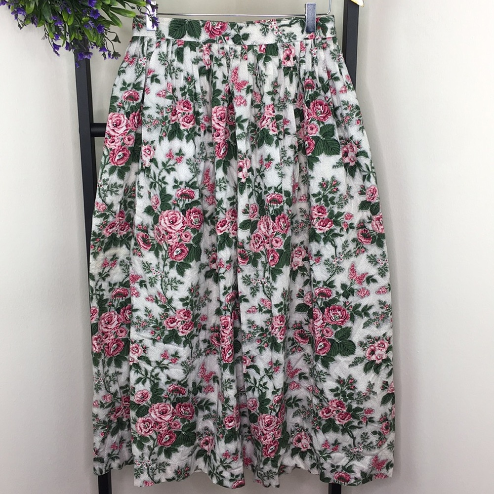 Vintage Romantic Roses Skirt
